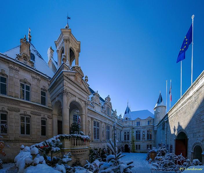 La Rochelle vu d'en haut, Neige, 6 janvier 2026