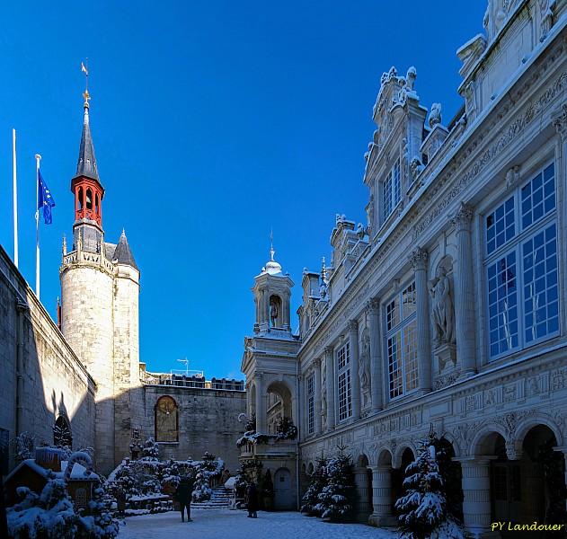 La Rochelle vu d'en haut, Neige, 6 janvier 2026