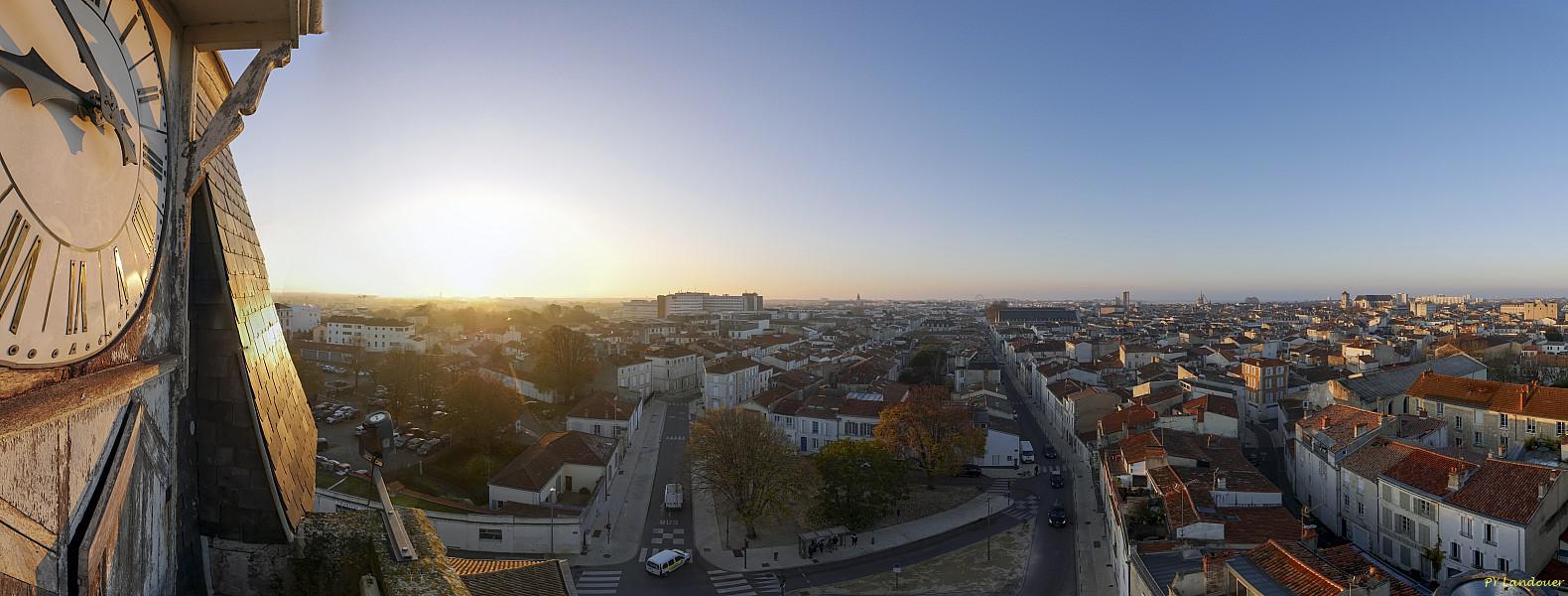 La Rochelle vu d'en haut, Notre-Dame, matin