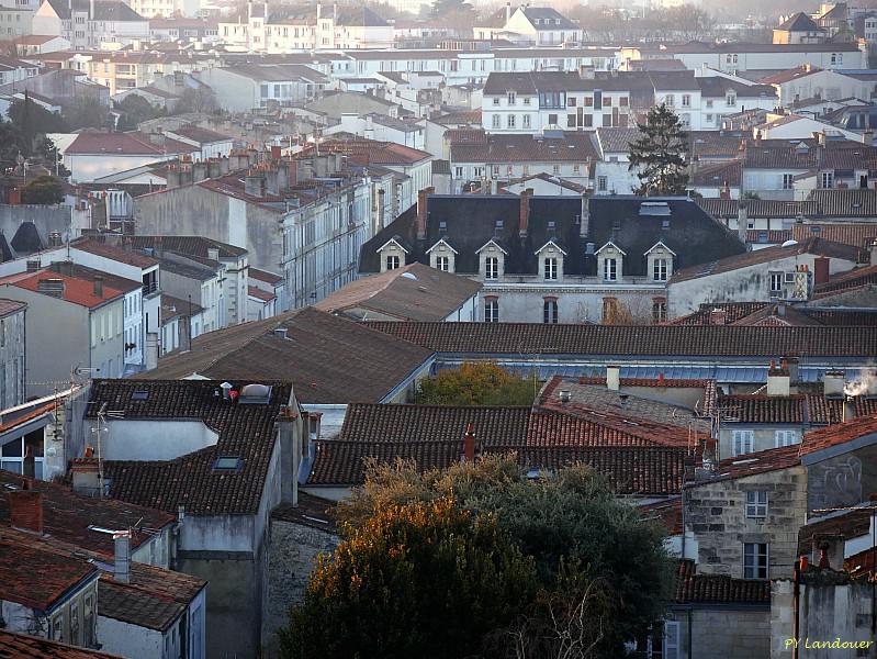 La Rochelle vu d'en haut, Notre-Dame, matin