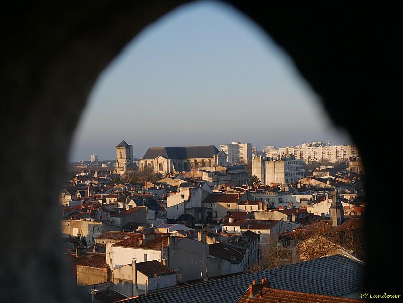 La Rochelle vu d'en haut, Notre-Dame, matin