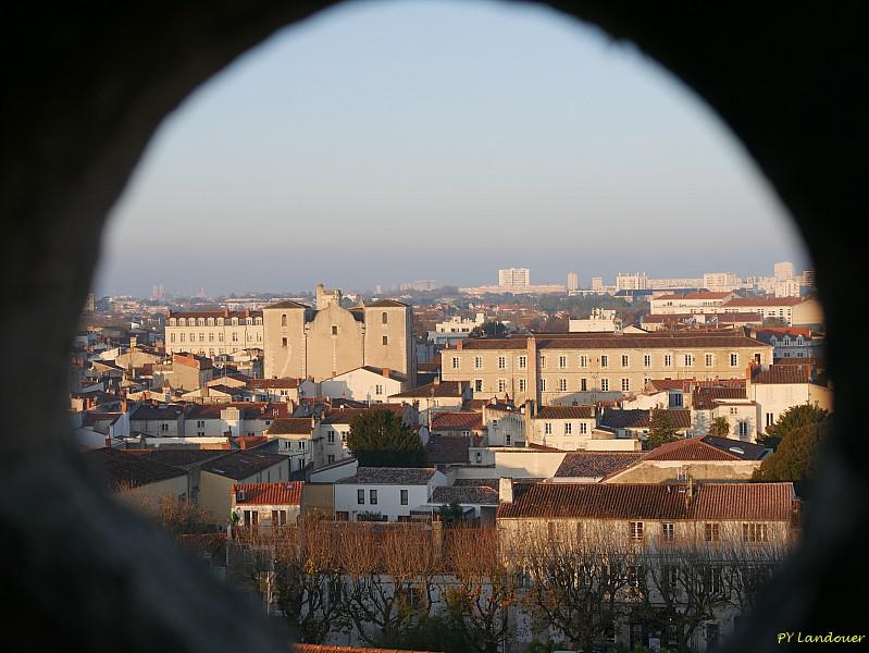 La Rochelle vu d'en haut, Notre-Dame, matin