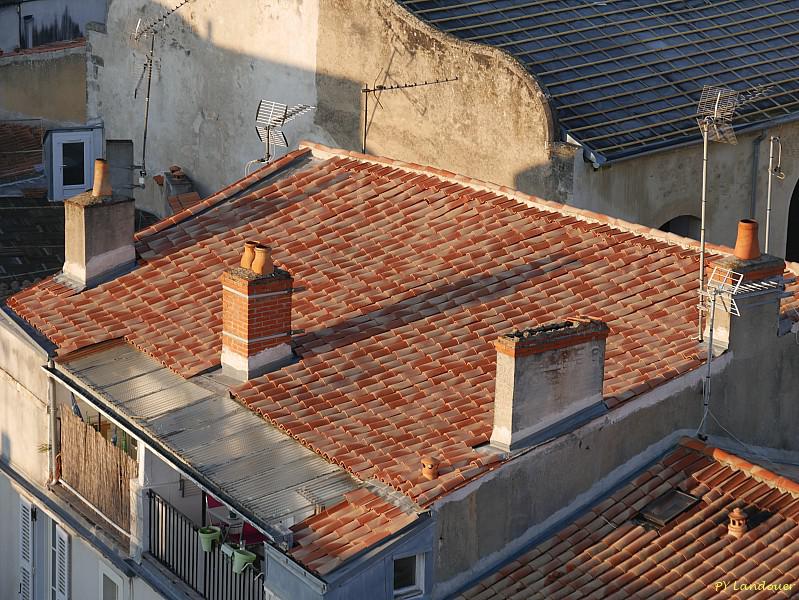 La Rochelle vu d'en haut, Notre-Dame, matin