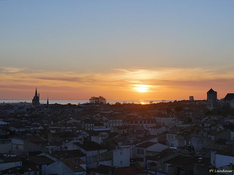 La Rochelle vu d'en haut, Notre-Dame, nuit