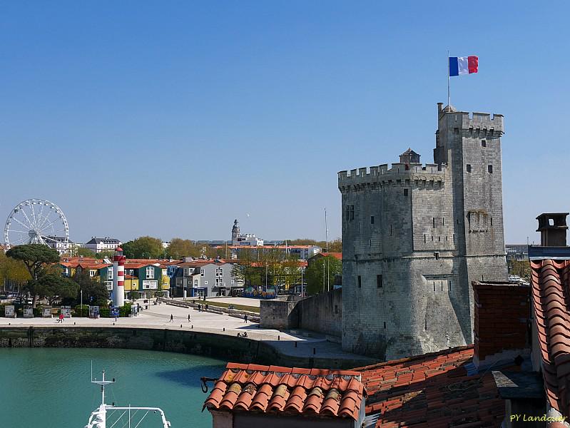 La Rochelle vu d'en haut, c&ocirc;t&eacute; cours des Dames