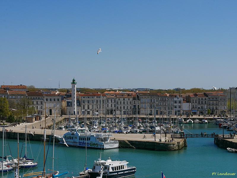 La Rochelle vu d'en haut, c&ocirc;t&eacute; cours des Dames