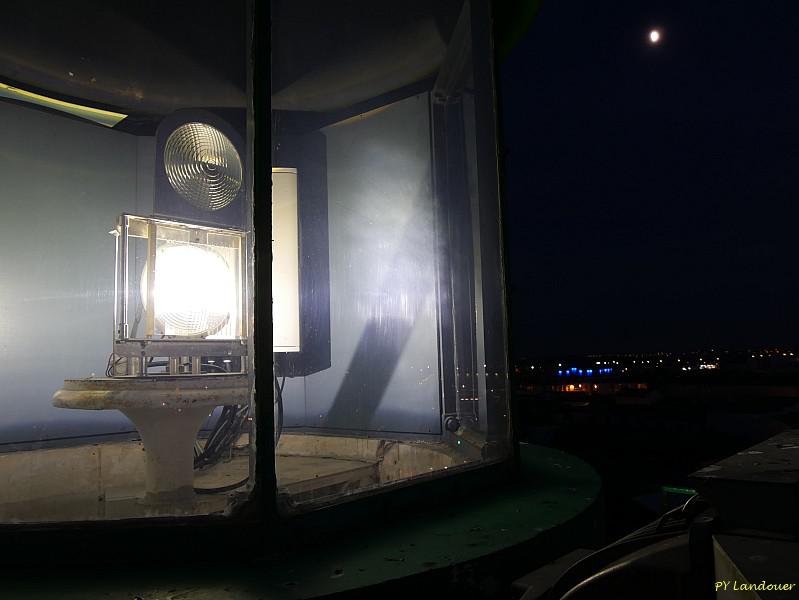 La Rochelle vu d'en haut, Phare Valin, nuit