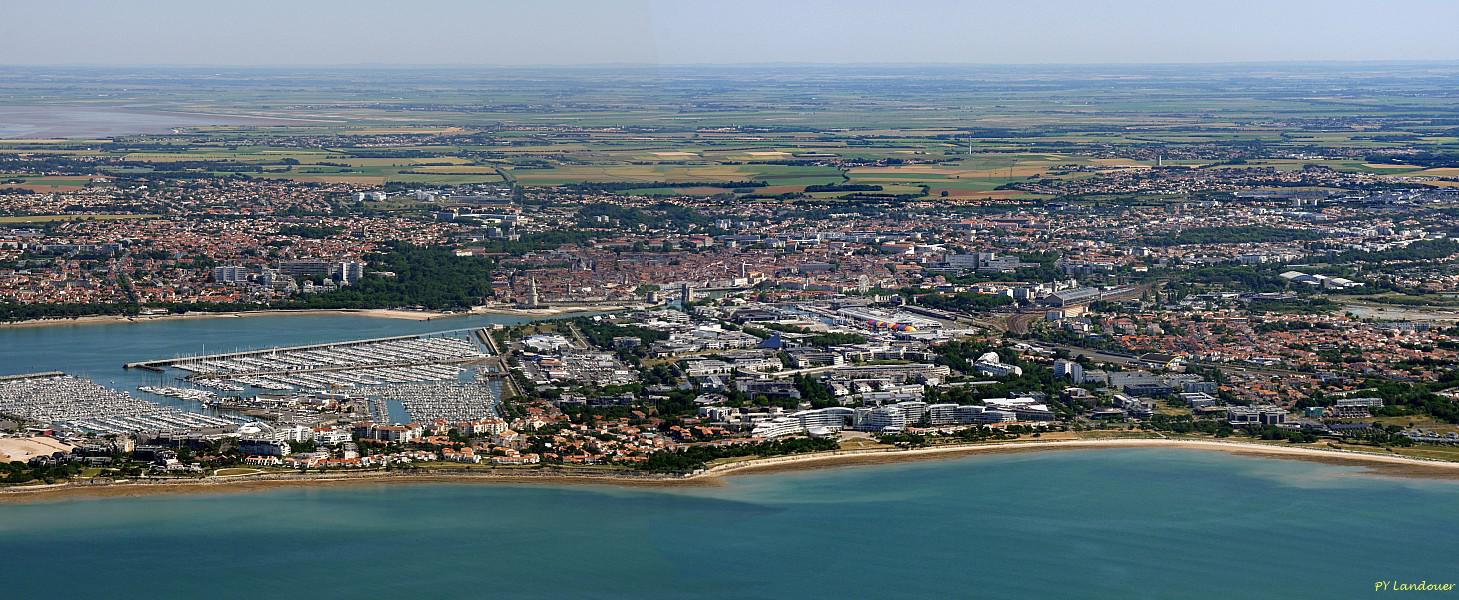 La Rochelle vu d'en haut, La Rochelle et côte sud, vues d'avion